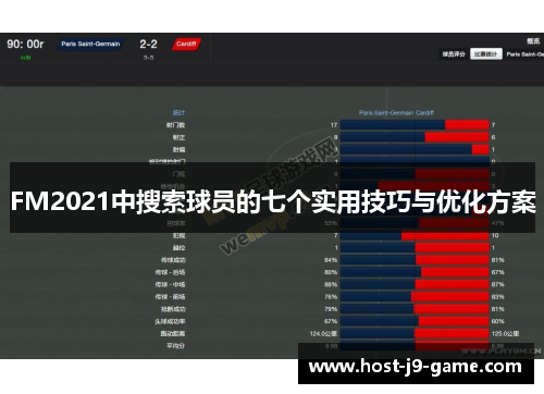 FM2021中搜索球员的七个实用技巧与优化方案 FM2021中搜索球员的七个实用技巧与优化方案